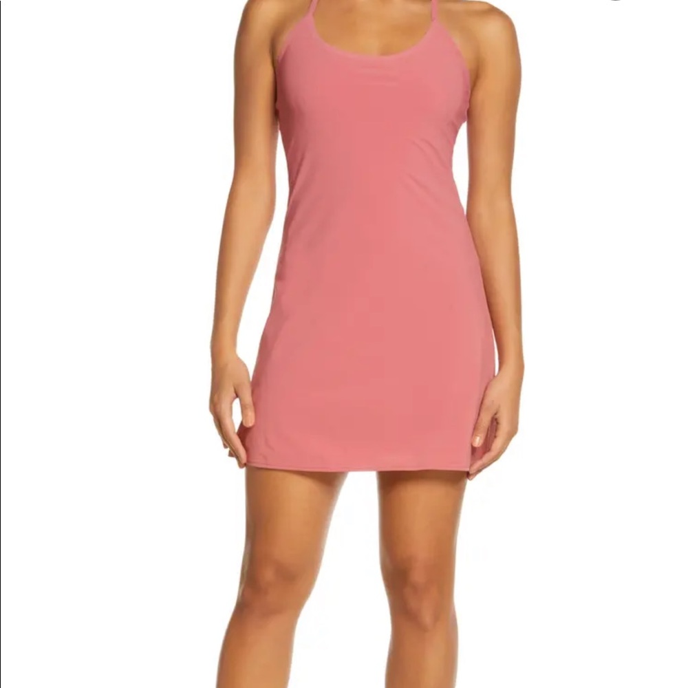 Outdoor Voices desert rose workout dress